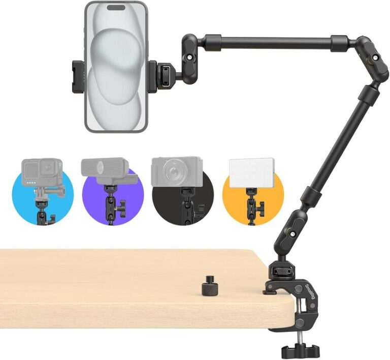 SMALLRIG Magic Arm Clamp: Essential for Your Apple Desk Setup 10 SMALLRIG Magic Arm Clamp: Essential for Your Apple Desk Setup 8