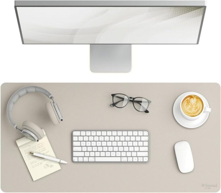 Essential Desk Upgrade: Smead's Vegan Leather Mat for Your Apple Gear 8 Essential Desk Upgrade: Smead's Vegan Leather Mat for Your Apple Gear 8