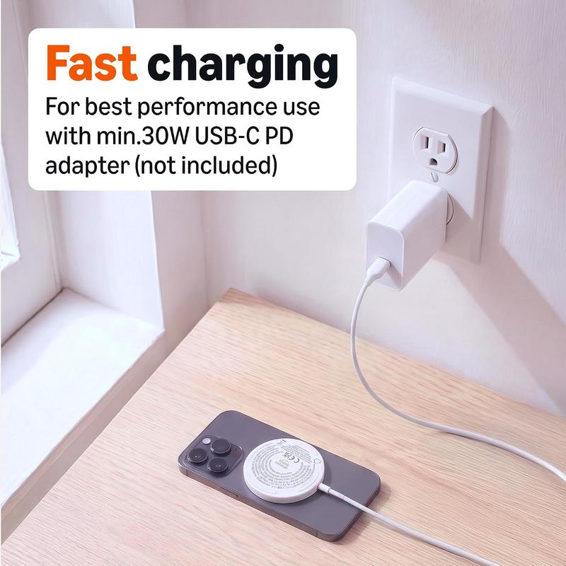 Upgrade Your iPhone Charging: Powerful Qi2 Magnetic Charger for Under $10 1