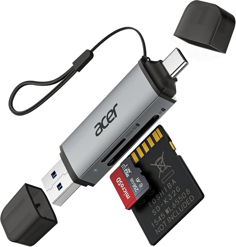 Acer's Portable USB-C Card Reader: An Essential for Mac & iPad 2