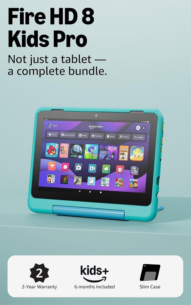 Smart Budget Companion: Amazon Fire HD 8 Kids Pro for Apple Families 2 Smart Budget Companion: Amazon Fire HD 8 Kids Pro for Apple Families 1
