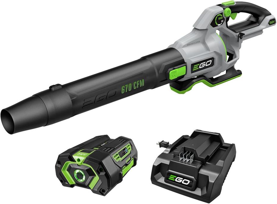Clear Your Yard Faster: The Powerful EGO Cordless Leaf Blower Package 1