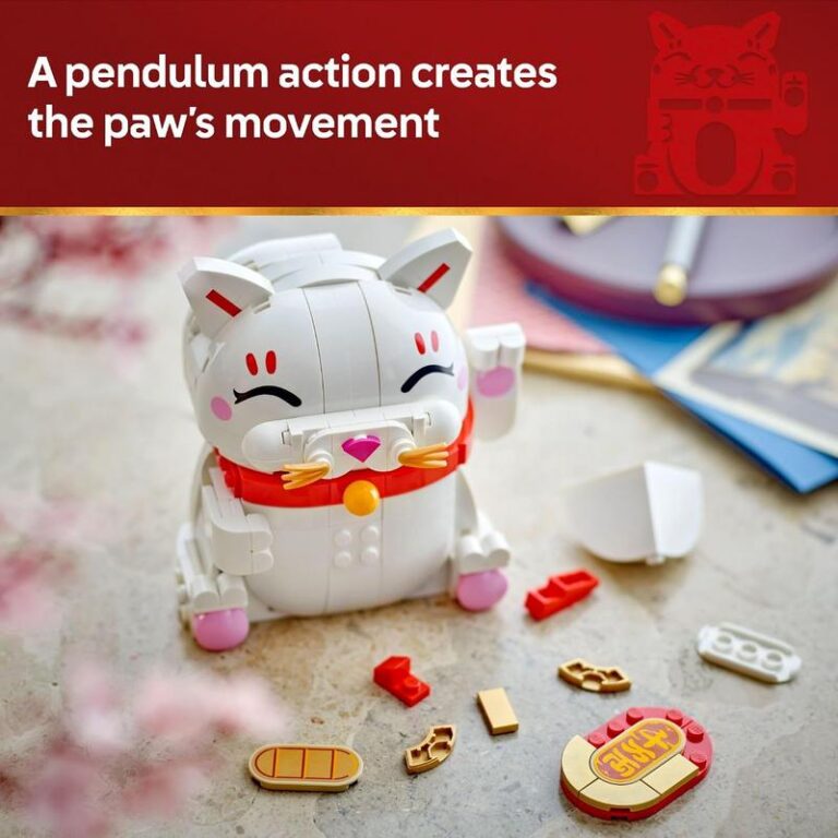 Add a Touch of Whimsy: LEGO Lucky Cat for Your Apple Desk Setup 9 Add a Touch of Whimsy: LEGO Lucky Cat for Your Apple Desk Setup 8