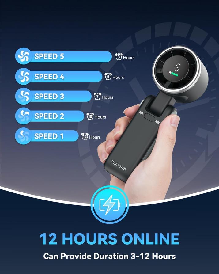 PlayHot Portable Fan: A Practical Companion for Your Apple Workflow 2 PlayHot Portable Fan: A Practical Companion for Your Apple Workflow 1