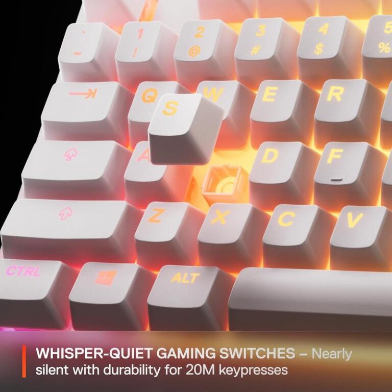 Upgrade Your Mac Setup: SteelSeries Dust/Water Resistant Gaming Keyboard 2