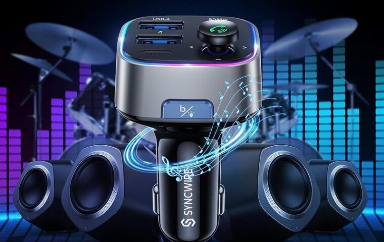 Syncwire Bluetooth FM Transmitter: A Smart Car Upgrade for iPhone Charging 3