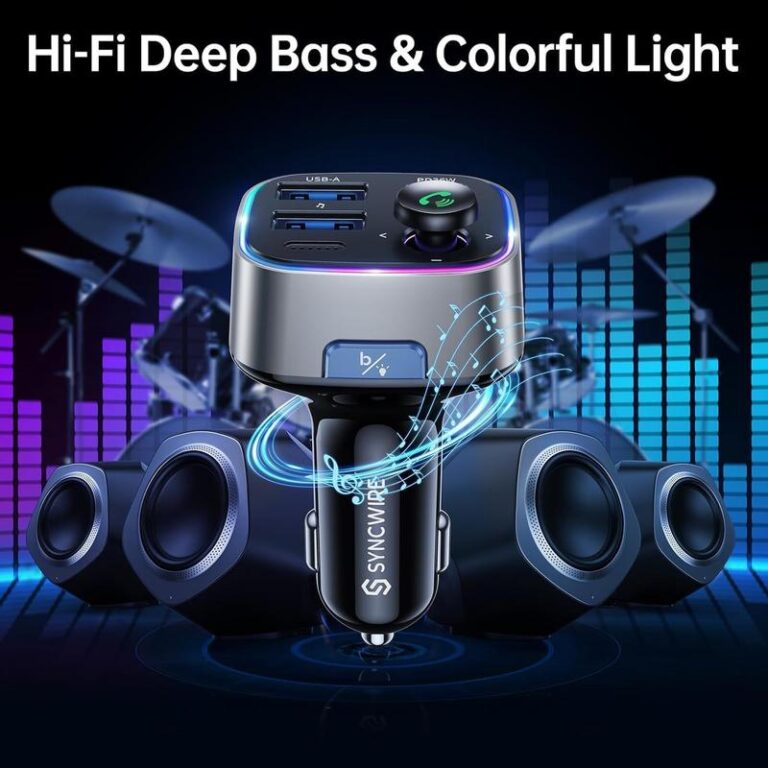 Syncwire Bluetooth FM Transmitter: A Smart Car Upgrade for iPhone Charging 2 Syncwire Bluetooth FM Transmitter: A Smart Car Upgrade for iPhone Charging 2