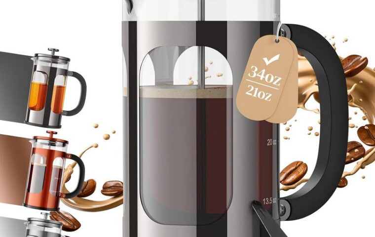 Veken 34oz French Press: Essential for a Cleaner Apple Workspace 2 Veken 34oz French Press: Essential for a Cleaner Apple Workspace 2